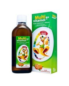 Multivitamol 1+, syrop witaminowy z żelazem, 500 ml