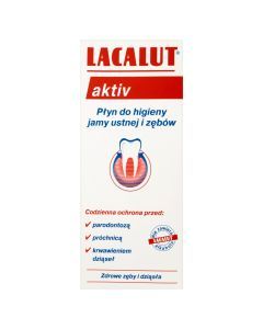Lacalut activ, płyn do płukania ust, 300 ml