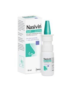 Nasivin Kids (Soft 0,025%), 0,25 mg/ml,  aerozol do nosa, 10 ml