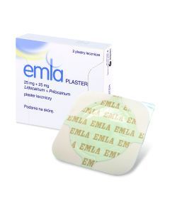 Emla Plaster, 25 mg+25 mg, plastry lecznicze, 2 szt.