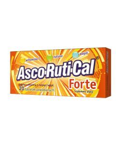 AscoRutiCal Forte, tabletki powlekane, 20 szt.