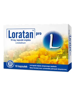 Loratan pro, 10 mg, kapsułki miękkie, 10 szt.