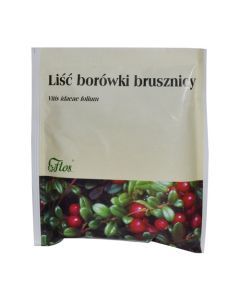 Liść borówki brusznicy, zioło pojedyncze, 50 g (Flos)