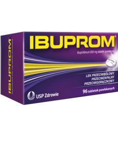 Ibuprom, 200 mg, tabletki powlekane, 96 szt.