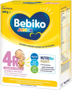 Bebiko Junior 4 NUTRIflor Expert, odżywcza formuła na bazie mleka, powyżej 2. roku życia, proszek, 350 g