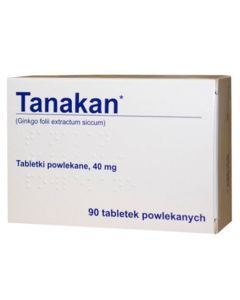 Tanakan, 40 mg, tabl.powl.,(i.row),InPh,Czechy, 90 szt