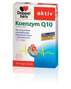 Doppelherz aktiv Koenzym Q10, 30 mg, kapsułki, 30 szt.