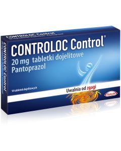 Controloc Control, 20 mg, tabletki dojelitowe, 14 szt.