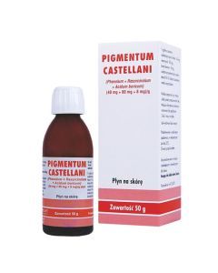 Pigmentum Castellani, płyn na skórę, 50 g