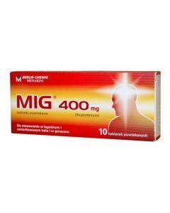 MIG, 400 mg, tabletki powlekane, 10 szt.