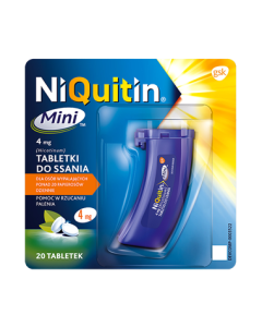 Niquitin Mini, 4 mg, tabletki do ssania, 20 szt.