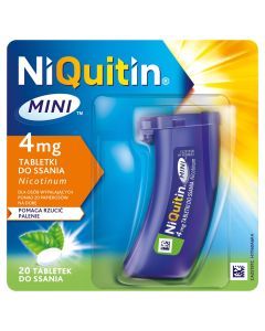 Niquitin Mini, 4 mg, tabletki do ssania, 20 szt.