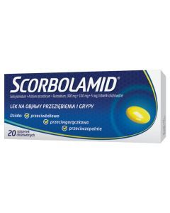 Scorbolamid, tabl.draz., 20 szt