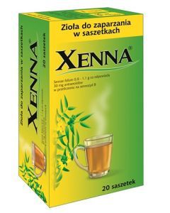 Xenna, zioła na zaparcia, fix, 20 szt.