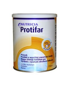 Protifar, produkt wysokobiałkowy, proszek o smaku neutralnym, 225 g