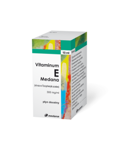 Vitaminum E, (300 mg / ml), krople, 10 ml (Medana)