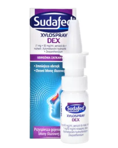 Sudafed XyloSpray, (1mg/ml), aerozol do nosa, 10 ml