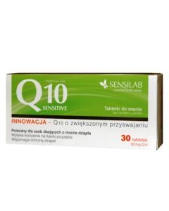 Pharmasis Q10 Sensitive, tabletki do ssania, 30 szt.
