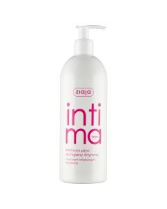 Ziaja Intima, kremowy płyn do higieny intymnej z kwasem mlekowym, 500 ml