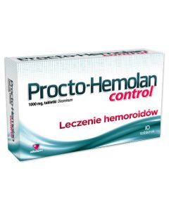 Procto-Hemolan control, 1000 mg, tabletki, 20 szt.