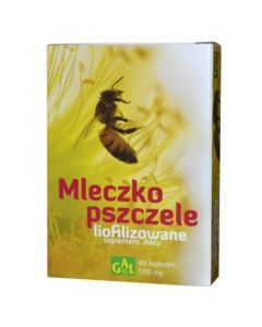 Mleczko pszczele liofilizowane, 596 mg, kapsułki, 48 szt.