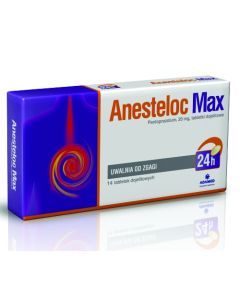 Anesteloc Max, 20 mg, tabletki dojelitowe, 14 szt.