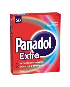 Panadol Extra, 500 mg+65 mg, tabletki powlekane, 12 szt.