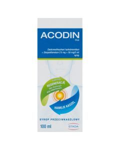 Acodin Duo (Acodin 300) , (15 mg + 50 mg) / 5 ml, syrop, 100 ml
