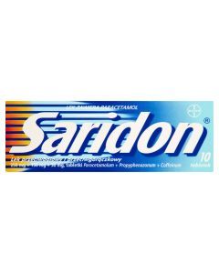 Saridon, 250 mg+150 mg+50 mg, tabletki, 10 szt.
