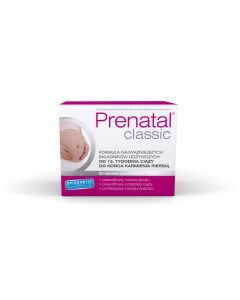 Prenatal Classic, witaminy dla kobiet w ciąży (od 13. tygodnia) i karmiących piersią, kapsułki, 90 szt.