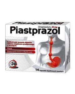 Helicid MAX (Piastprazol), 20 mg, kapsułki dojelitowe twarde, 14 szt.