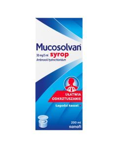 Mucosolvan, 30 mg/5 ml, syrop, 200 ml