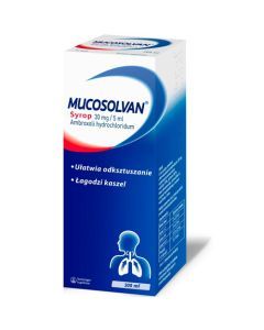 Mucosolvan, 30 mg/5 ml, syrop, 200 ml