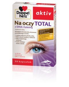 Doppelherz aktiv Na oczy Total z DHA i luteiną, kapsułki, 30 szt.