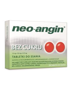 Neo-Angin bez cukru, tabletki do ssania, 24 szt.