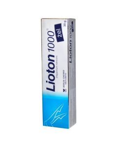 Lioton 1000, 8,5 mg/g (1000 j.m.)/g, żel, 30 g