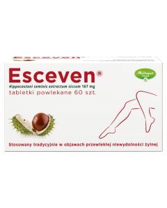Esceven, 167 mg, tabletki powlekane, 60 szt.