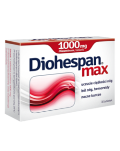 Diohespan max, 1000 mg, tabletki, 30 szt.