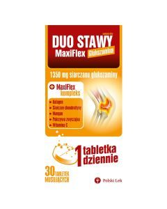 Duo Stawy MaxiFlex Glukozamina, tabletki musujące, 30 szt.
