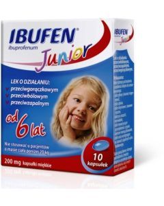 Ibufen Junior, 200 mg, kapsułki miękkie, 10 szt.