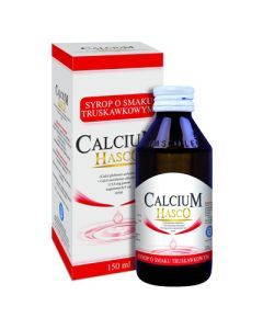 Calcium Hasco, 115,6 mg/5ml, syrop o smaku truskawkowym, 150 ml