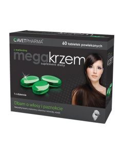 Mega Krzem, tabletki z metioniną, 60 szt.