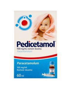Pedicetamol, 100 mg/ml, roztwór doustny, 60 ml
