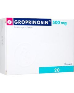 Groprinosin, 500 mg, tabl., 20 szt