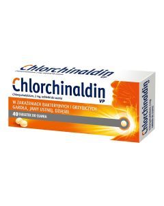 Chlorchinaldin  VP, 2 mg, tabletki do ssania, 40 szt.