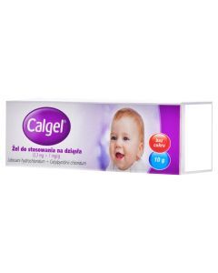 Calgel, żel do stosowania na dziąsła, 10 g (tuba)
