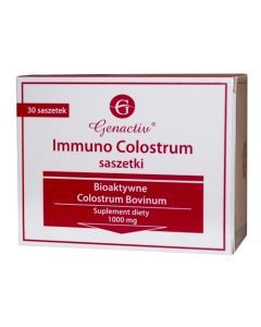 Colostrum z bananem Genactiv, proszek, saszetki, 30 szt.