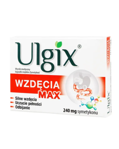 Ulgix Wzdęcia Max, kapsułki miękkie, 15 szt.