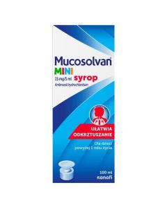 Mucosolvan Mini, 15 mg/5 ml, syrop, 100 ml