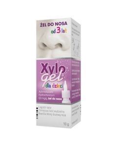 Xylogel dla dzieci (Xylogel 0,05%), żel do nosa, 10 g (butelka z dozownikiem)